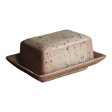 Speckled stoneware butter dish