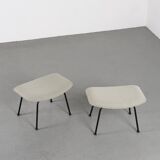 Pair of ottomans by Pierre Paulin for Thonet, circa 1950