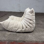 Ligne Roset Togo 1-seater in pouf in Beige Corduroy 10/10