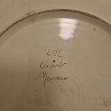 Round dish Cérard Monaco floral decoration