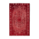 Handmade antique turkish 1980s 179 cm x 286 cm red carpet