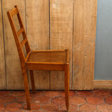 Set of 4 chairs period Reconstruction, solid wood