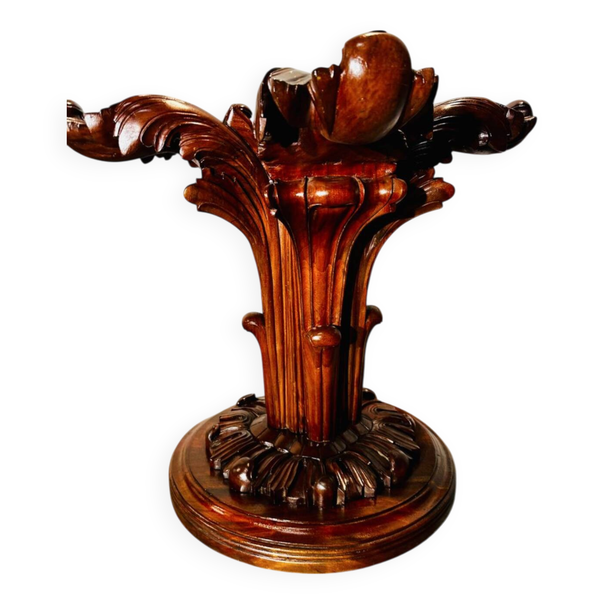 Tavolo da pranzo scultoreo, anni '40