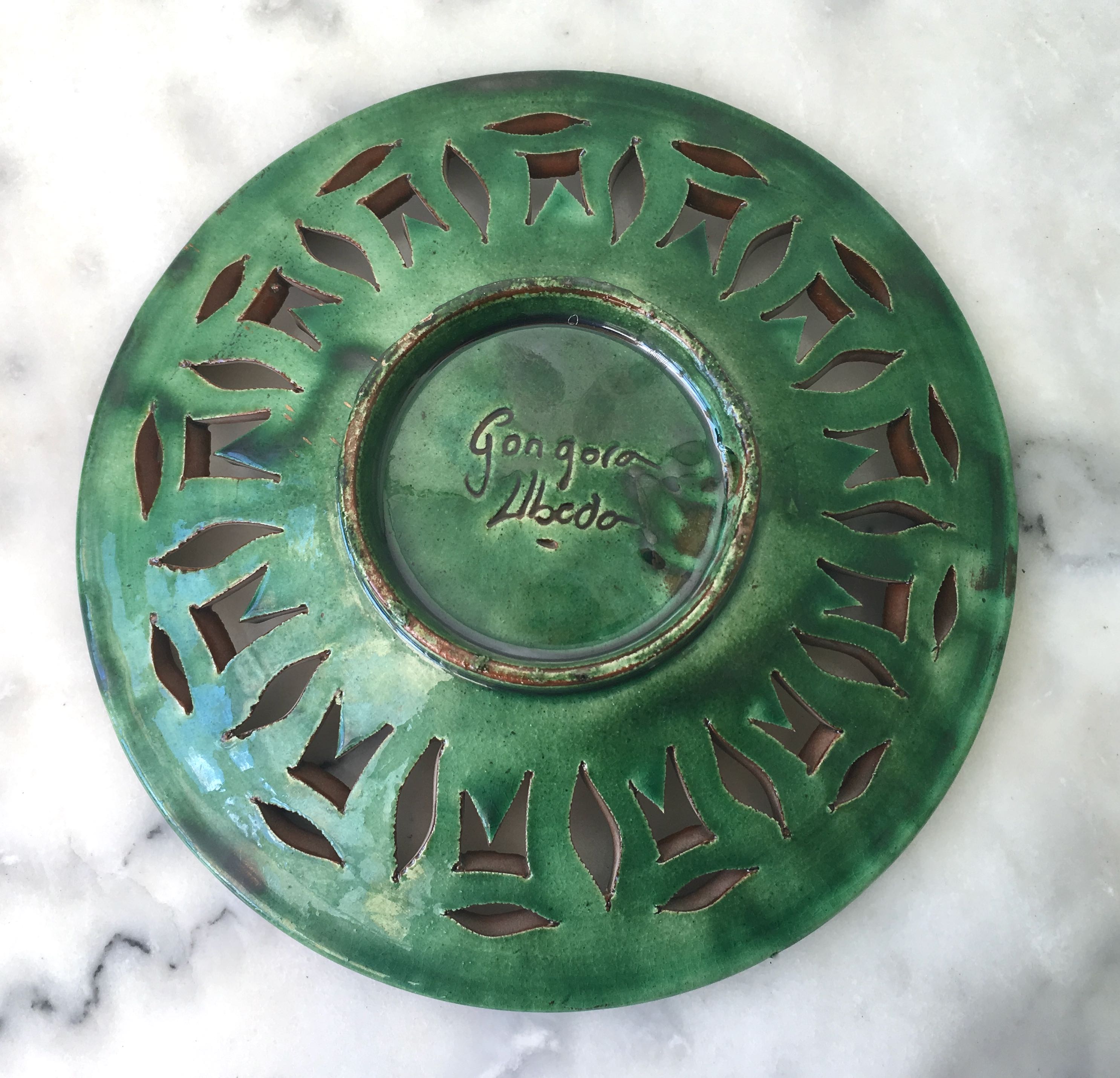 Plat à fruits ajouré Ubeda Andalousie