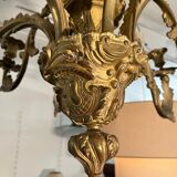 Lustre en bronze fin XIXe siècle 12 feux