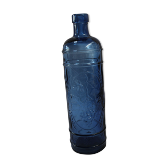 Blue glass bottle