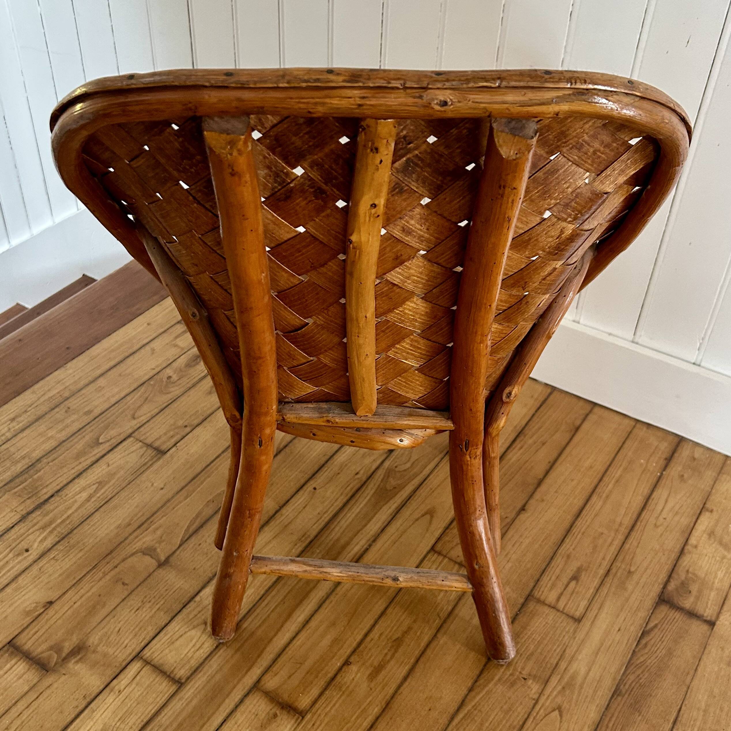Child's rattan armchair