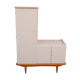 Asymmetrical cabinet