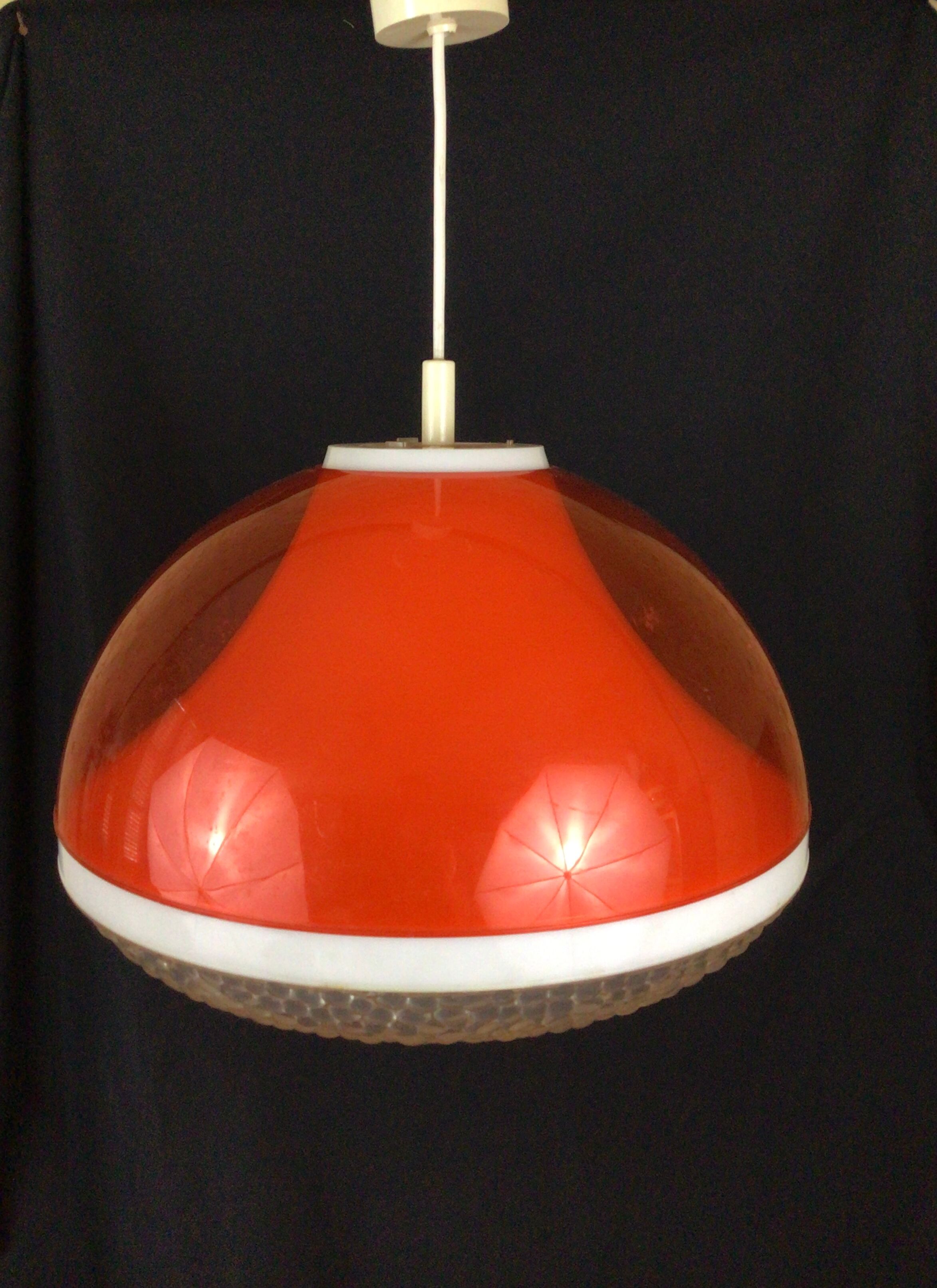 Suspension UFO SpaceAge vintage