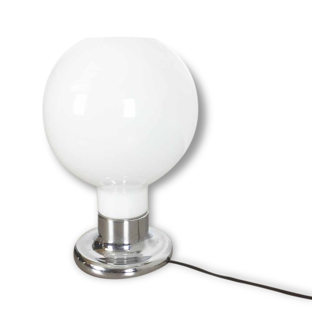 Table Light with Glass Shade from COSACK Lights Germany, 1970 s