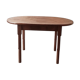 vintage oval dining table made of solid wood