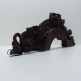 Carved old furniture fronts