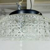 Plafonnier à 1 lumière en verre ciselé