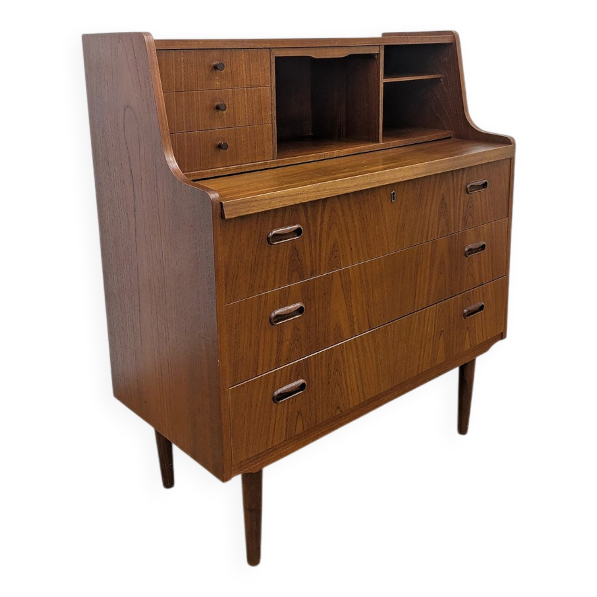 Vintage Scandinavian teak secretary