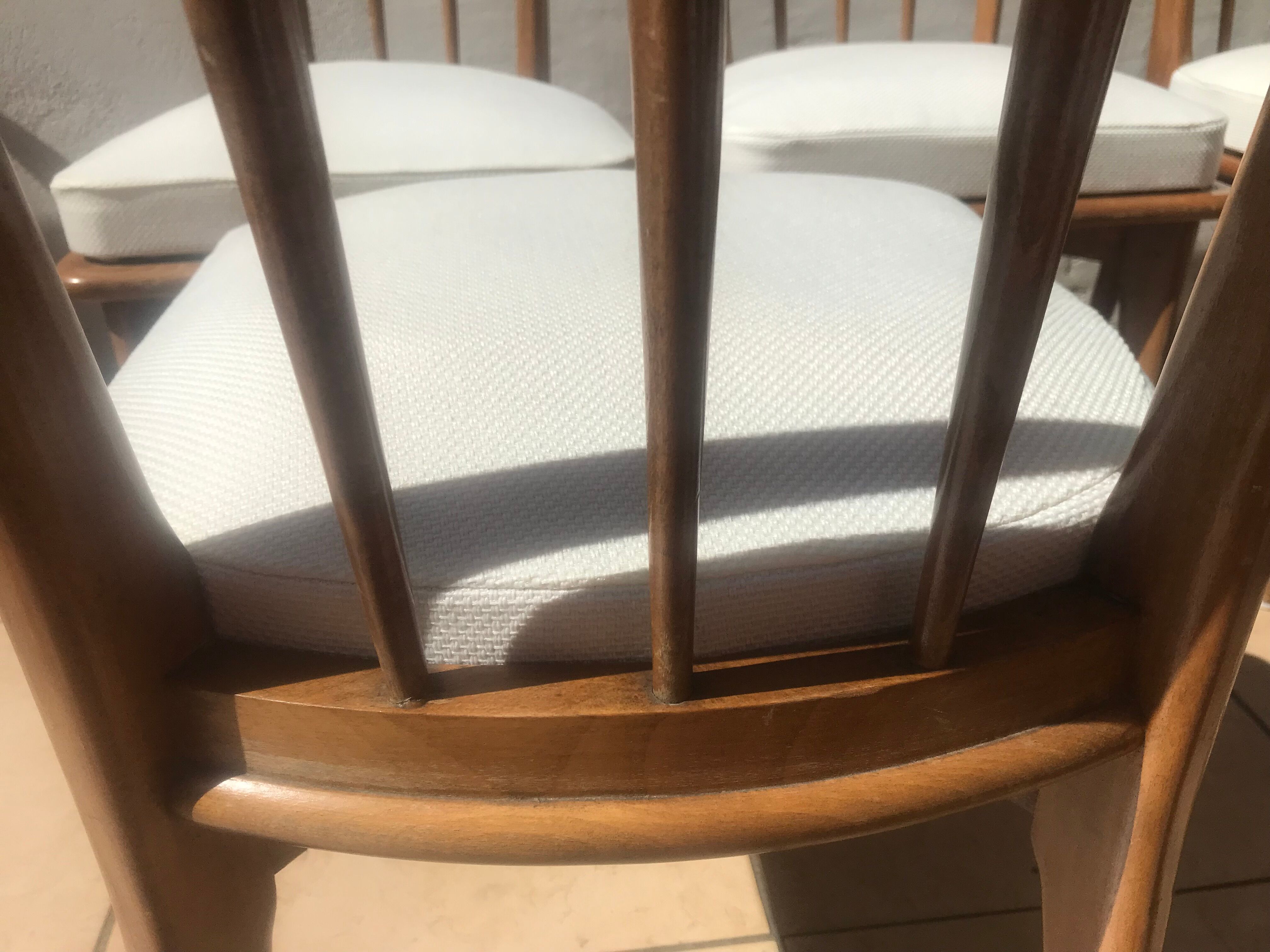 6 charles ramos chairs - 50s/60s