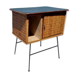 Rattan bar 1950