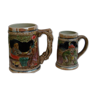 Old beer mugs