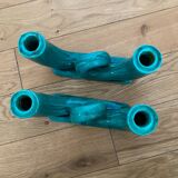 Pair of Vallauris candlesticks