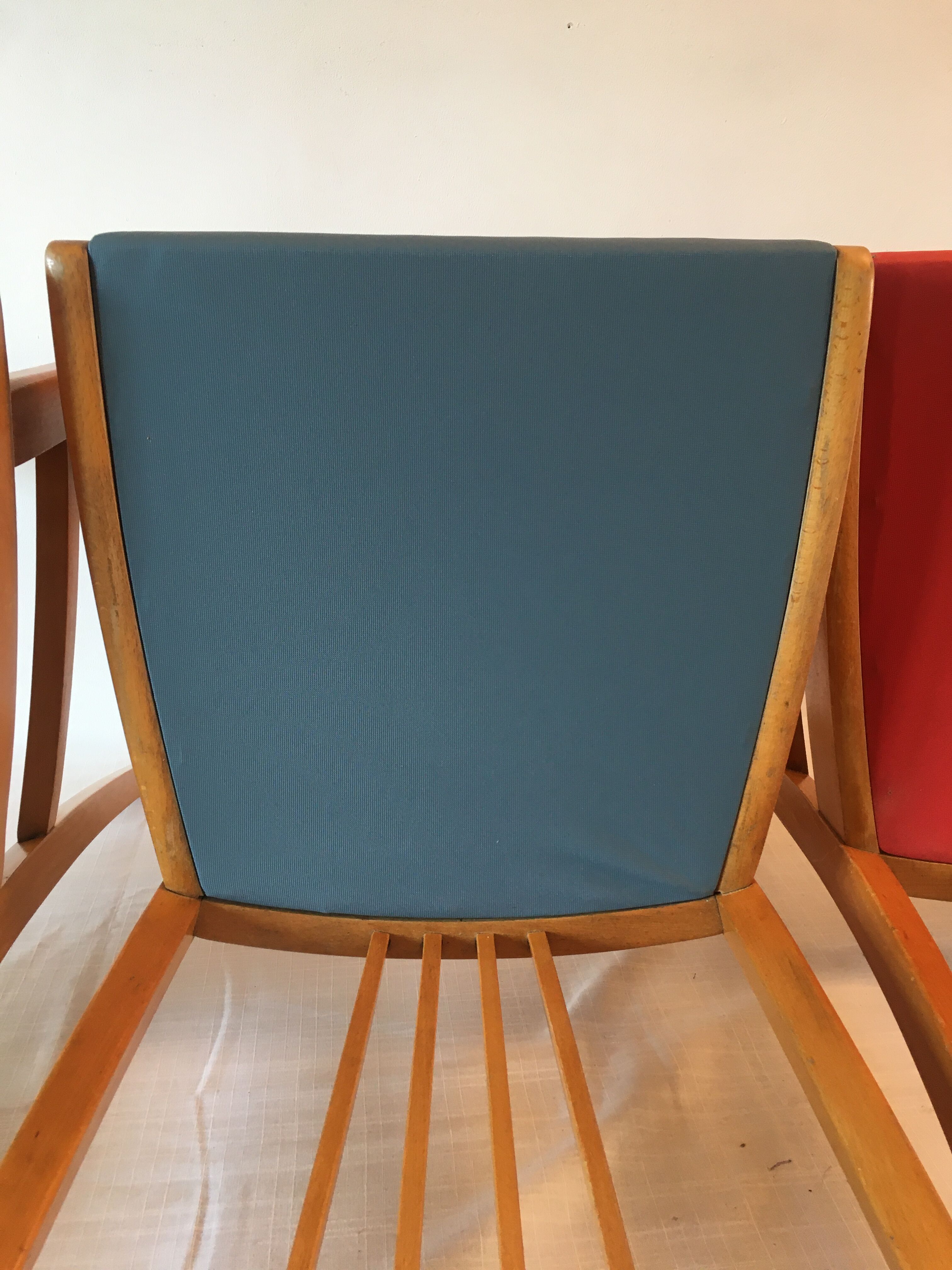 4 vintage chairs 60s