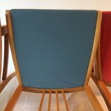 4 vintage chairs 60s