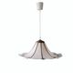 Large Modernist white acrylic hanging light lamp 1970s