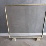Antique gold metal firewall