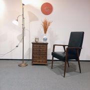 Vintage teak armchair by Josef Hillerband for Wilkhahn 1960s