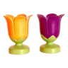 Set of 2 Yves Rocher egg cups