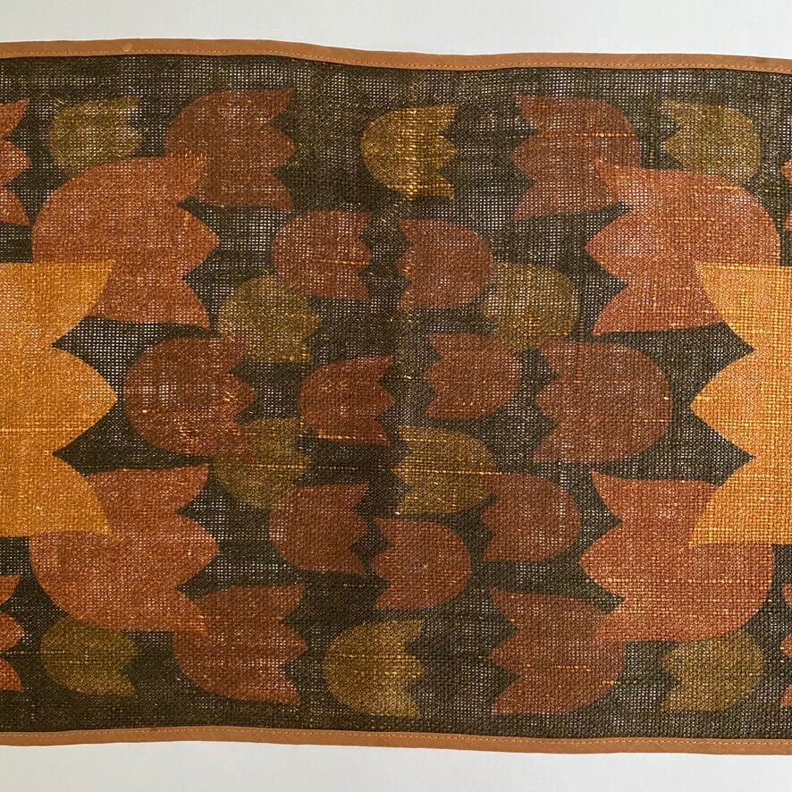 Vintage Scandinavian table runner 70