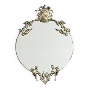 Miroir rond Avec Crête