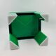 Tabouret coffre Space Age vert Olaf Von Bohr pour Gedy Italie années 60