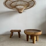 Suspension rattan saucer iron frame D:120 H:60