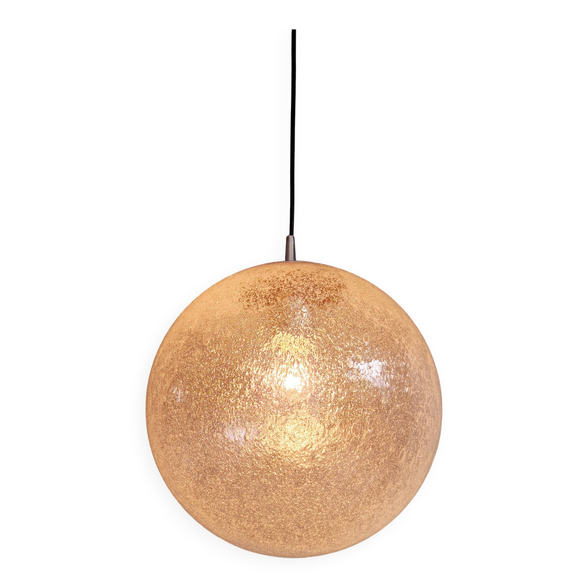 Suspension Space Age in blown bubble glass, Peill & Putzler, 1970