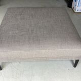 Pouf gris taupe