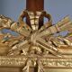 Important gilded wooden mirror, Louis XVI style – second half of the 19th century