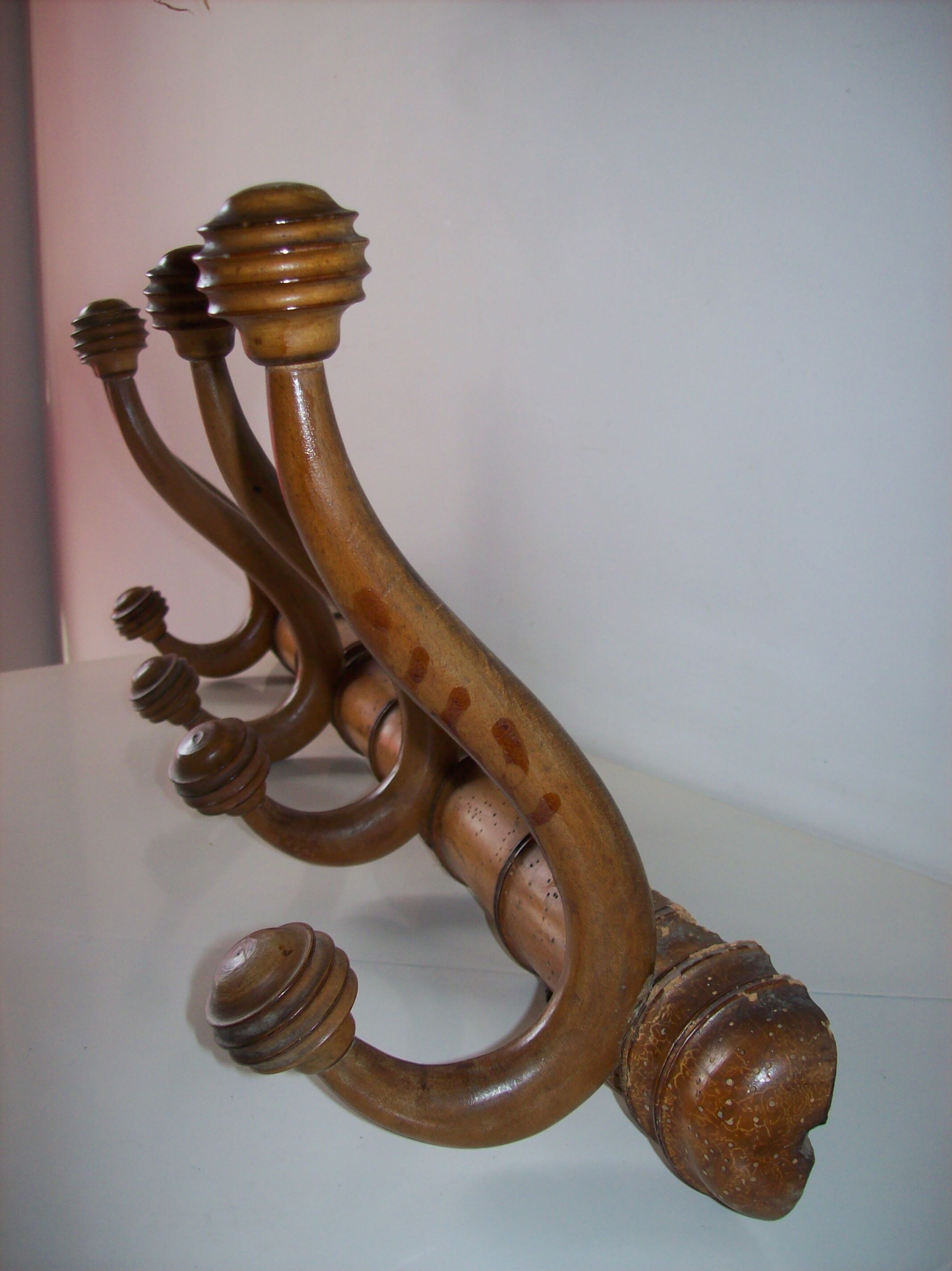 Coats curved wooden door