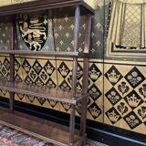 Mahogany bar shelf