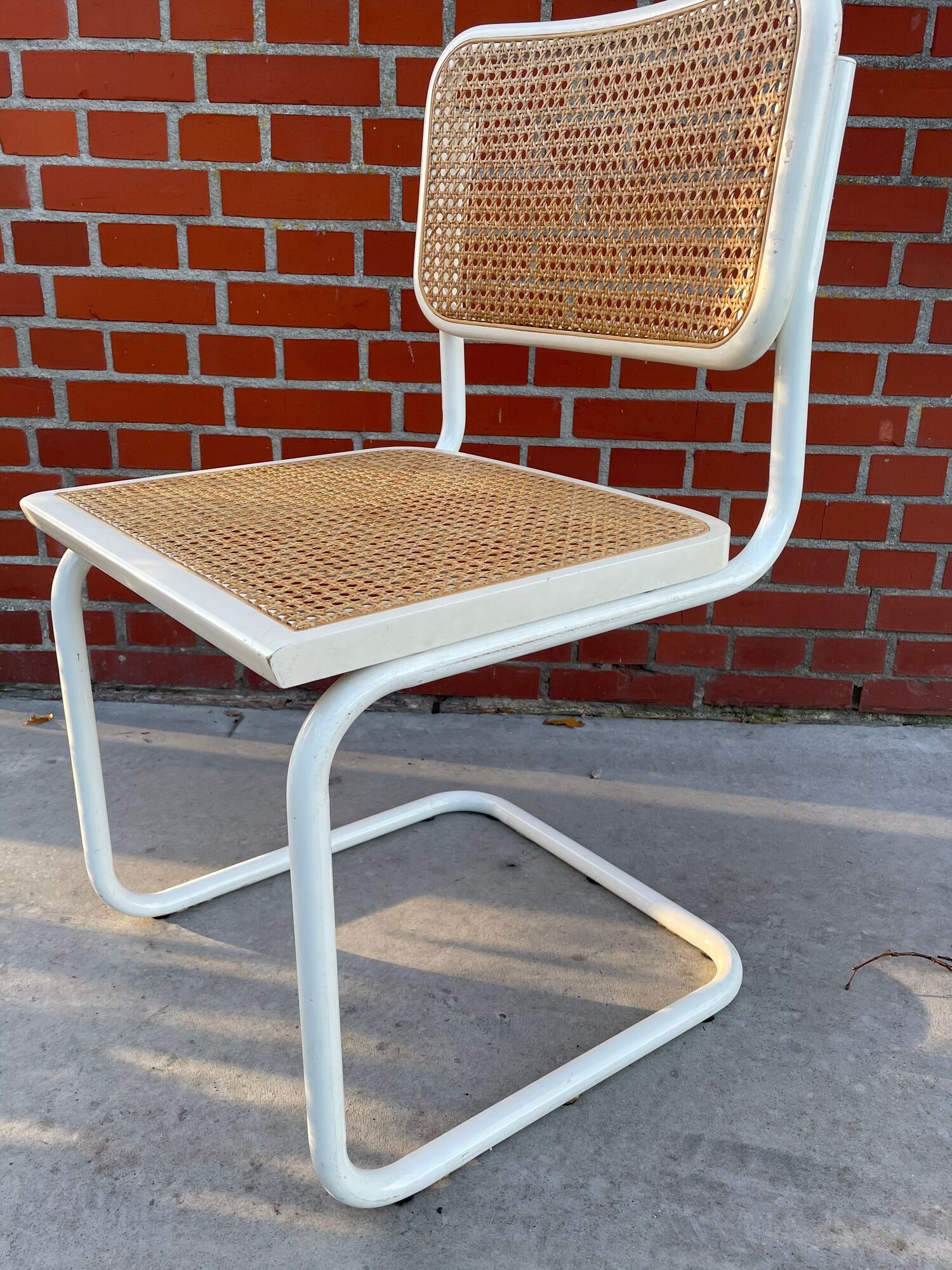 Suite of 4 chairs Cesca by Marcel Breuer made in Italy