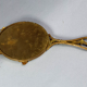 Miroir biseauté face à main ou à suspendre bronze vers 1900 SB152