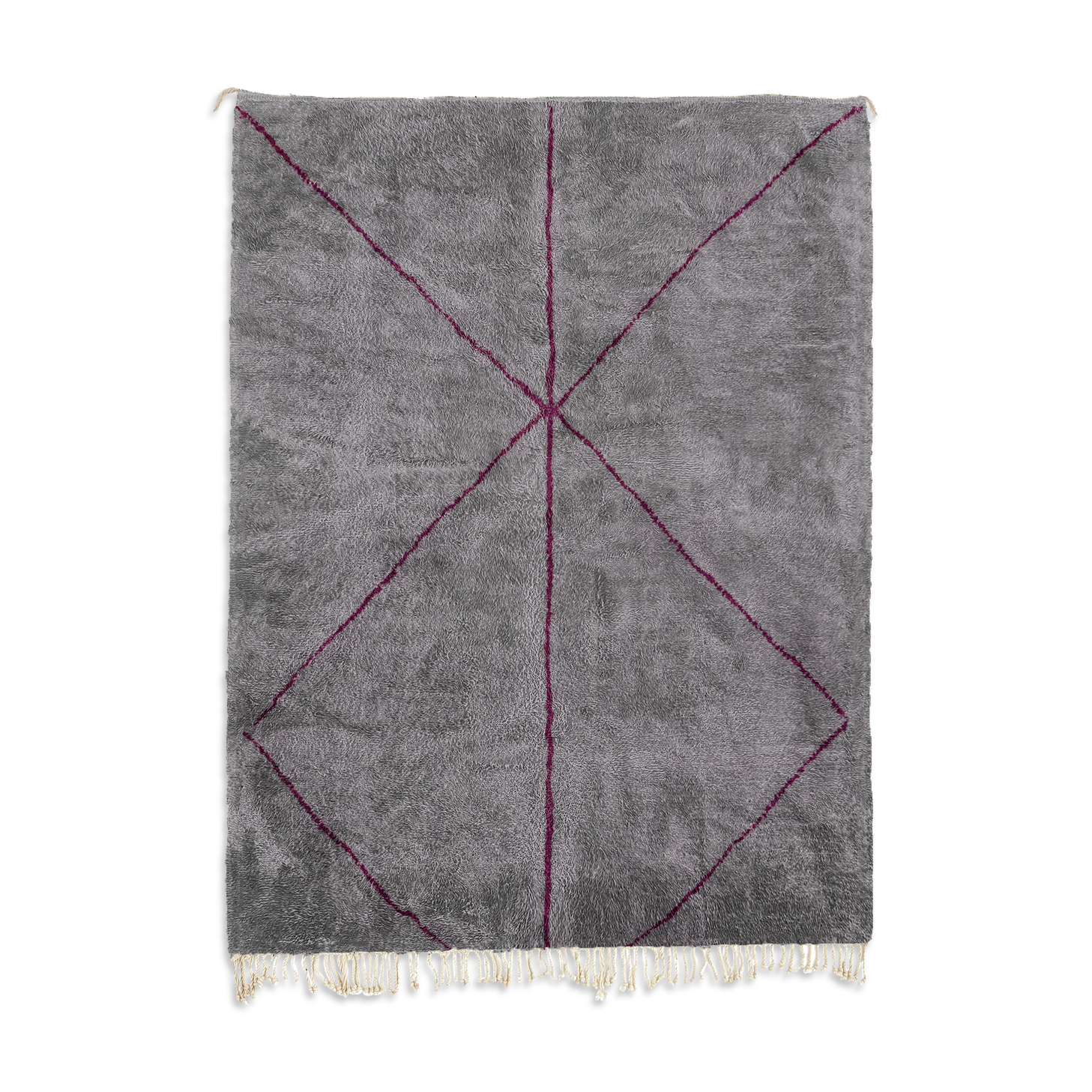 Modern Moroccan carpet grey