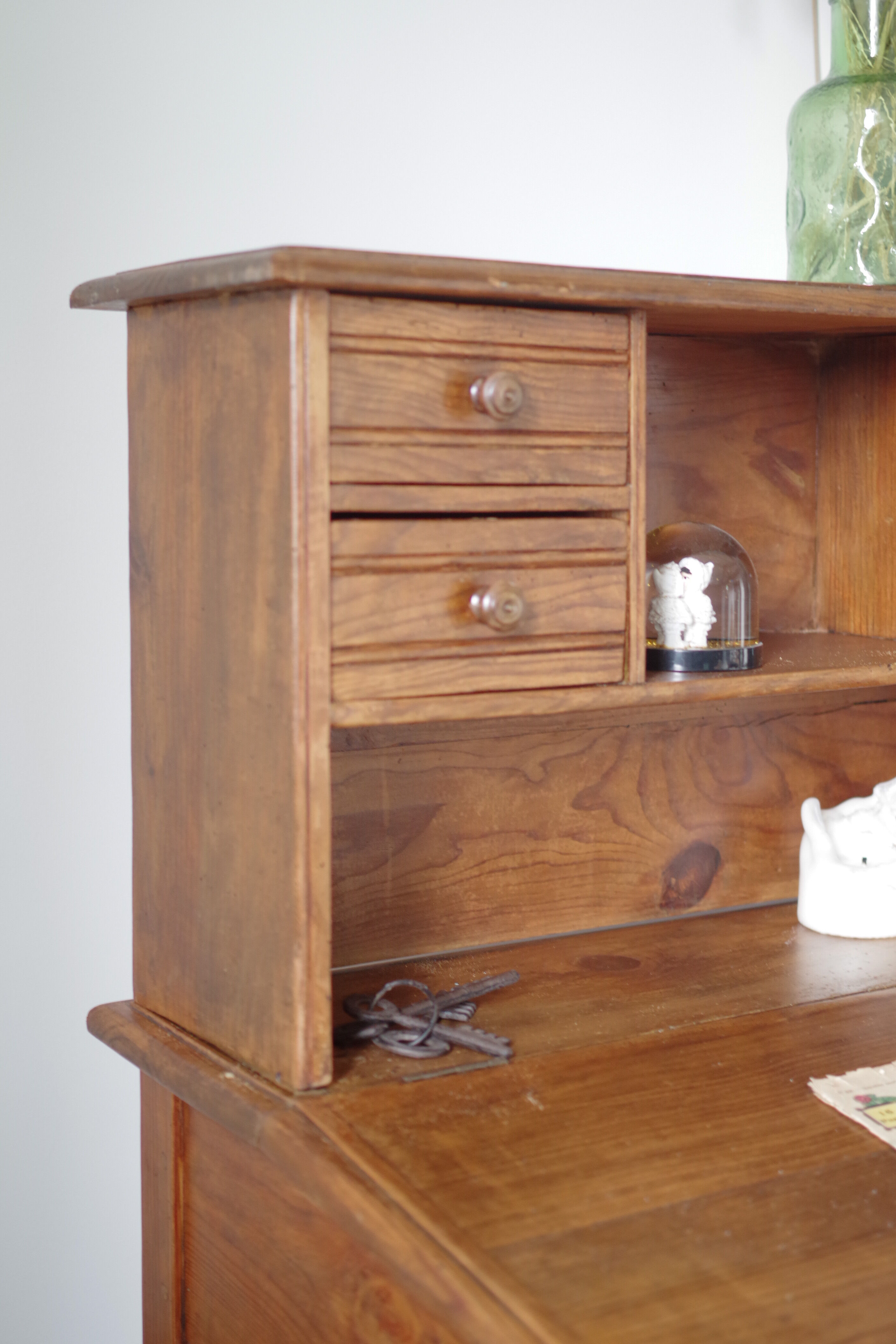 Old wooden writing desk