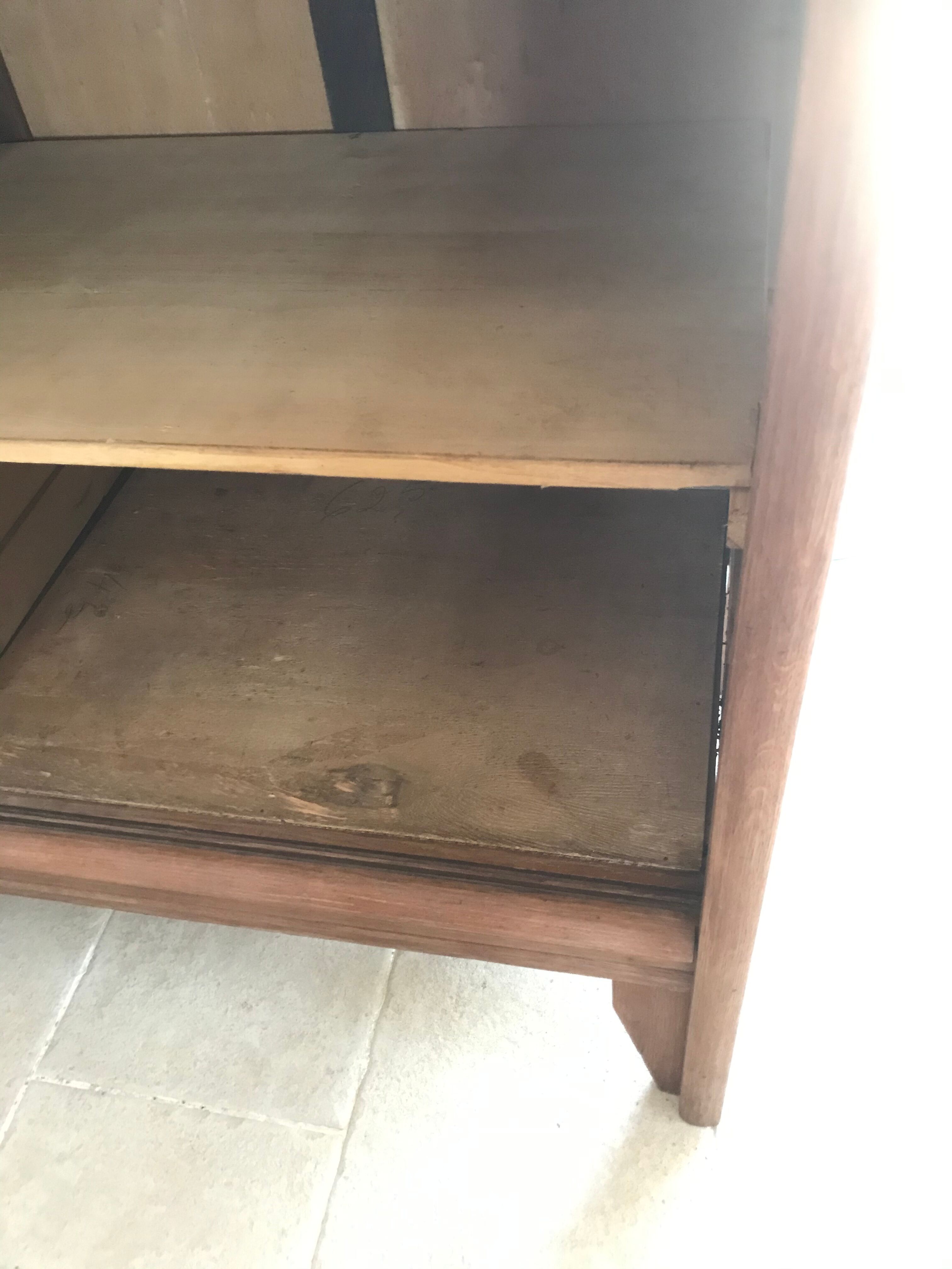 Massive teak sideboard