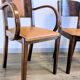 Pair of bridge armchairs and matching chairs – Art Deco style 1950
