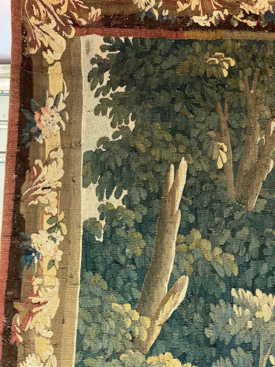 Wool and silk tapestry, Aubusson, 18th century