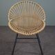 Fauteuil vintage en rotin, Dutch Design, 1960