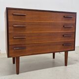 Rosewood Chest Of Drawers By Kai Kristiansen For Feldballes