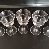 5 blown and chiseled former glasses