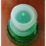 Midcentury Green Empoli Bottle with stopper