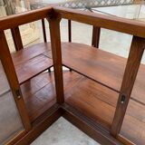 Mahogany corner display counter