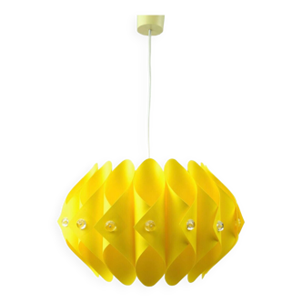 yellow mid century vintage loops pendant lamp